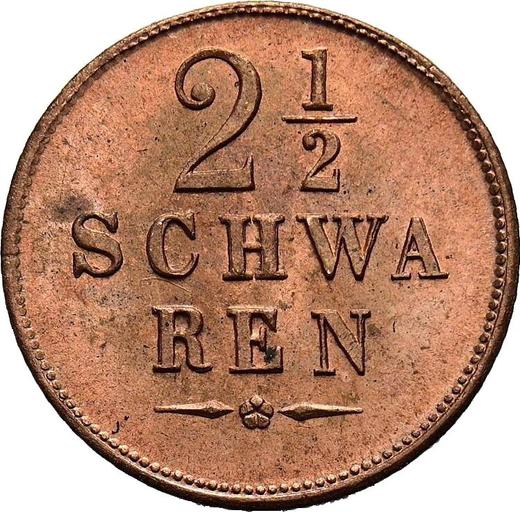 Reverso 2 1/2 schwaren 1841 - valor de la moneda  - Bremen, Ciudad libre hanseática
