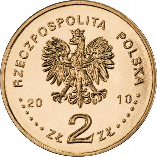 Anverso 2 eslotis 2010 MW UW "Katyń, Mednoe, Járkov - 1940" - valor de la moneda  - Polonia, República moderna