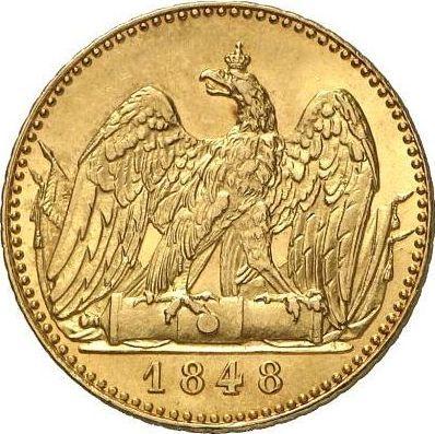 Reverso Frederick D'or 1848 A - valor de la moneda de oro - Prusia, Federico Guillermo IV
