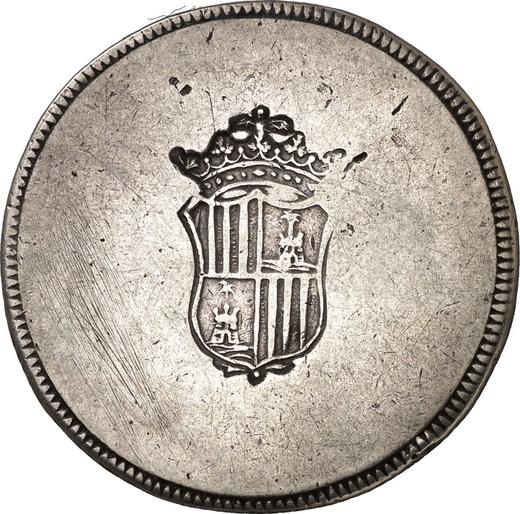 Reverso 30 sueldos (sous) 1808 - valor de la moneda de plata - España, Fernando VII