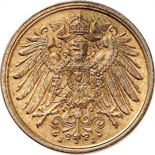 Reverso 2 Pfennige 1914 J "Tipo 1904-1916" - valor de la moneda  - Alemania, Imperio alemán
