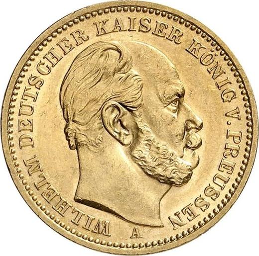 Anverso 20 marcos 1888 A "Prusia" - valor de la moneda de oro - Alemania, Imperio alemán