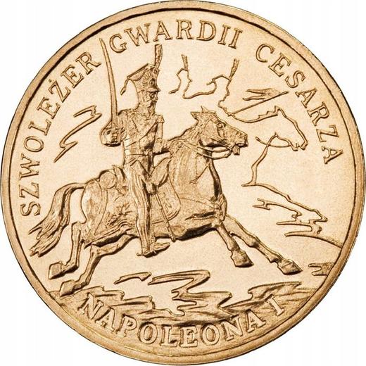 Reverso 2 eslotis 2010 MW AN "Chevau-léger" - valor de la moneda  - Polonia, República moderna