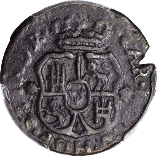 Аверс монеты - 1 куарто 1782 года M - цена  монеты - Филиппины, Карл III