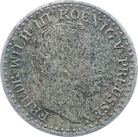 Anverso 1 Silber Groschen 1831 A - valor de la moneda de plata - Prusia, Federico Guillermo III