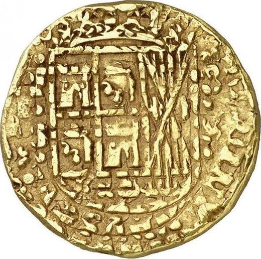 Аверс монеты - 8 эскудо 1754 года S - цена золотой монеты - Колумбия, Фердинанд VI