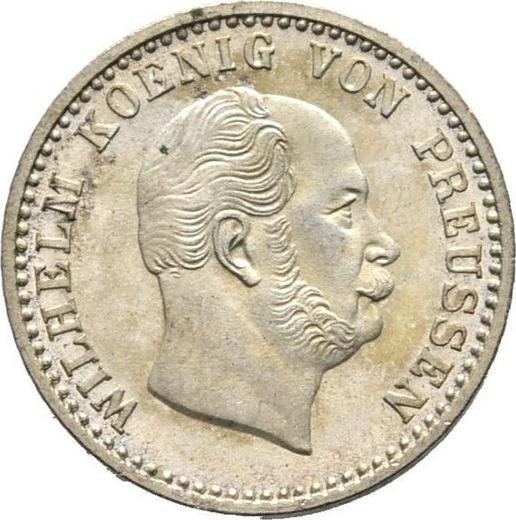 Аверс монеты - 2 1/2 серебряных гроша 1867 года C - цена серебряной монеты - Пруссия, Вильгельм I