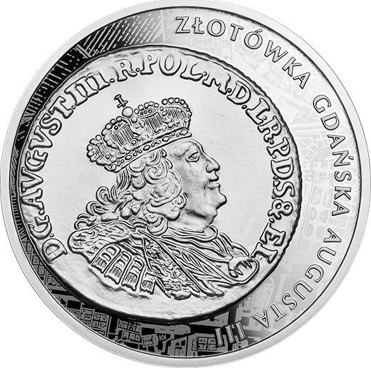 Reverso 20 eslotis 2020 "Esloti de Gdansk de August III" - valor de la moneda de plata - Polonia, República moderna