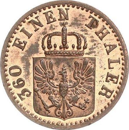 Аверс монеты - 1 пфенниг 1872 года A - цена  монеты - Пруссия, Вильгельм I