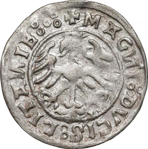 Реверс монеты - Полугрош (1/2 гроша) 1520 "Литва" - Польша, Сигизмунд I Старый