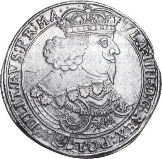 Аверс монеты - Талер 1646 года C DC - цена серебряной монеты - Польша, Владислав IV