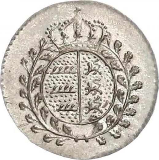Аверс монеты - 1/2 крейцера 1829 года "Тип 1824-1837" - цена серебряной монеты - Вюртемберг, Вильгельм I