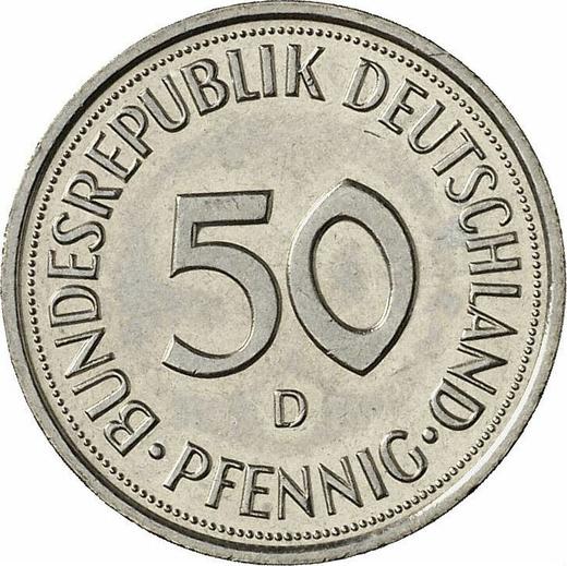 Awers monety - 50 fenigów 1994 D - cena  monety - Niemcy, RFN