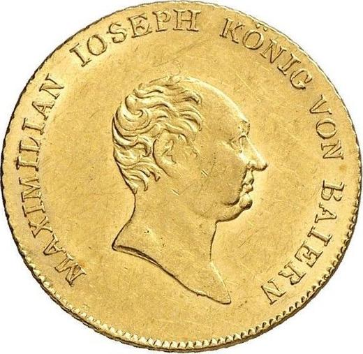 Awers monety - Dukat 1823 - cena złotej monety - Bawaria, Maksymilian I