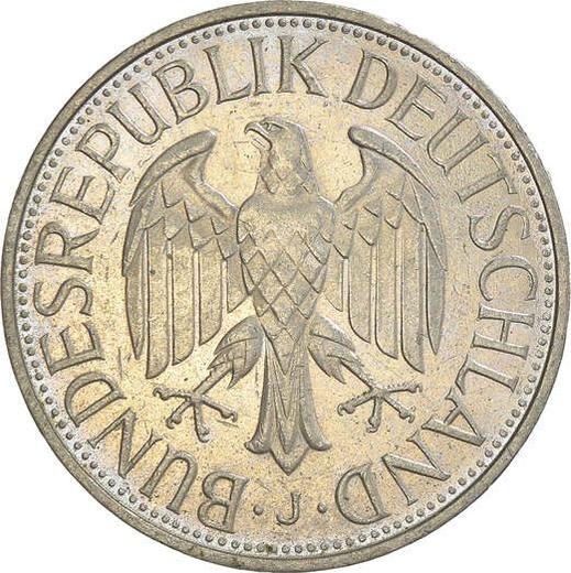 Реверс монеты - 1 марка 1989 года J - цена  монеты - Германия, ФРГ