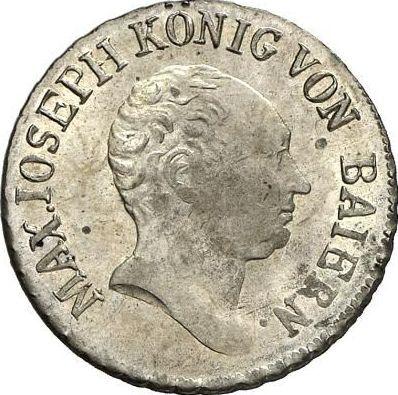 Awers monety - 6 krajcarów 1816 - cena srebrnej monety - Bawaria, Maksymilian I