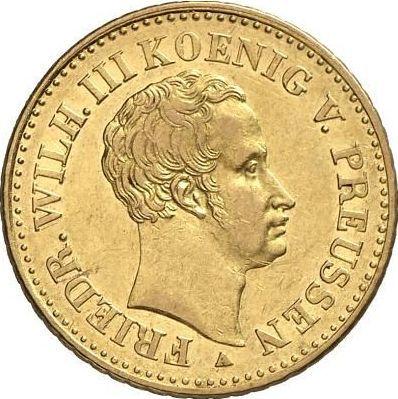Awers monety - Friedrichs d'or 1839 A - cena złotej monety - Prusy, Fryderyk Wilhelm III