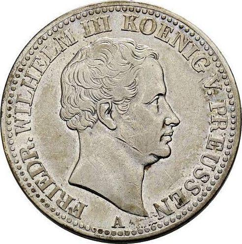 Аверс монеты - Талер 1838 года A - цена серебряной монеты - Пруссия, Фридрих Вильгельм III