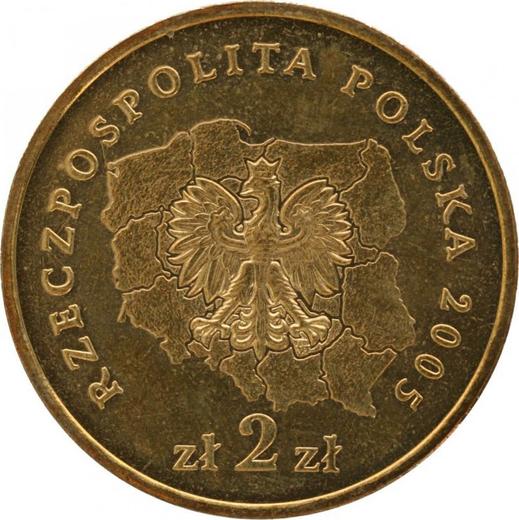 Awers monety - 2 złote 2005 "Województwo zachodniopomorskie" - cena  monety - Polska, III RP po denominacji