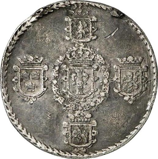 Реверс монеты - Талер 1629 года - цена серебряной монеты - Польша, Сигизмунд III Ваза