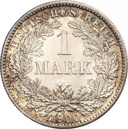 Awers monety - 1 marka 1900 D "Typ 1891-1916" - cena srebrnej monety - Niemcy, Cesarstwo Niemieckie