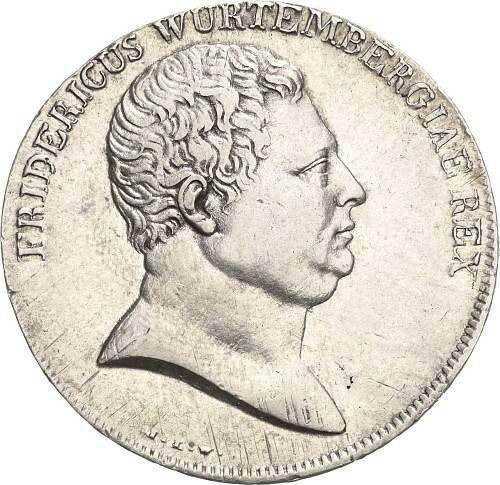 Obverse Thaler 1812 I.L.W. - Silver Coin Value - Württemberg, Frederick I