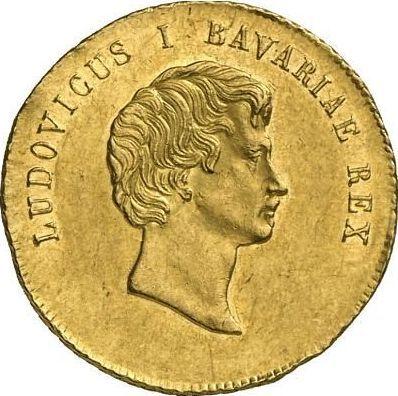 Anverso Ducado 1830 - valor de la moneda de oro - Baviera, Luis I
