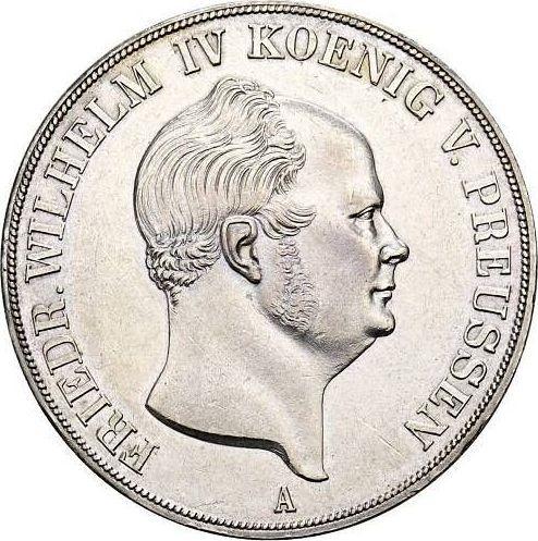Anverso 2 táleros 1855 A - valor de la moneda de plata - Prusia, Federico Guillermo IV