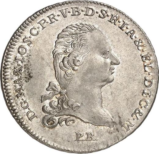 Anverso Tálero 1805 P.R. "Tipo 1802-1805" - valor de la moneda de plata - Berg, Maximiliano I