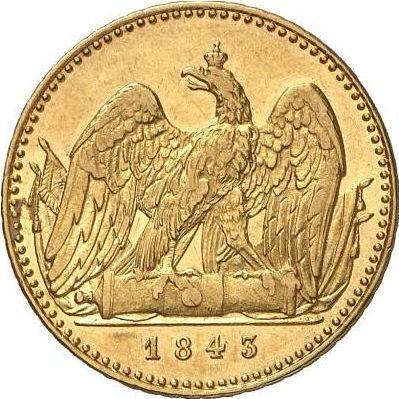 Rewers monety - Friedrichs d'or 1843 A - cena złotej monety - Prusy, Fryderyk Wilhelm IV
