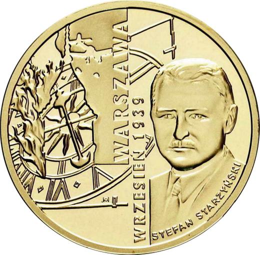Reverso 200 eslotis 2009 MW KK "Varsovia - Septiembre de 1939" - valor de la moneda de oro - Polonia, República moderna