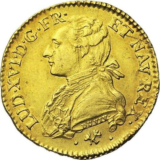 Obverse Louis d'Or 1777 L Bayonne - France, Louis XVI
