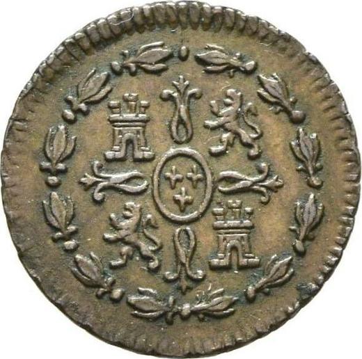 Rewers monety - 1 maravedi 1790 - cena  monety - Hiszpania, Karol IV