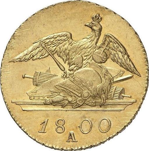 Реверс монеты - 2 фридрихсдора 1800 года A - цена золотой монеты - Пруссия, Фридрих Вильгельм III