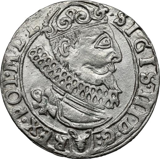 Avers 6 Gröscher 1626 - Silbermünze Wert - Polen, Sigismund III