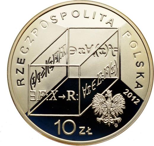 Anverso 10 eslotis 2012 MW RK "120 aniversario de Stefan Banach" - valor de la moneda de plata - Polonia, República moderna