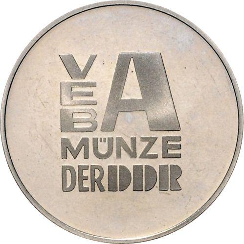 Reverso Pruebas 20 marcos 1979 "30 aniversario de la RDA" Clavel - valor de la moneda  - Alemania, República Democrática Alemana (RDA)