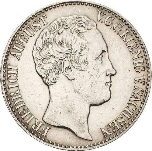 Аверс монеты - Талер 1836 года G - цена серебряной монеты - Саксония-Альбертина, Фридрих Август II