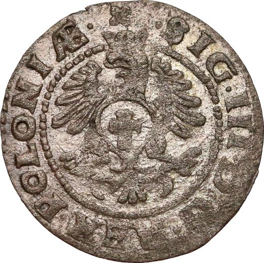 Reverso Szeląg 1614 "Águila" - valor de la moneda de plata - Polonia, Segismundo III