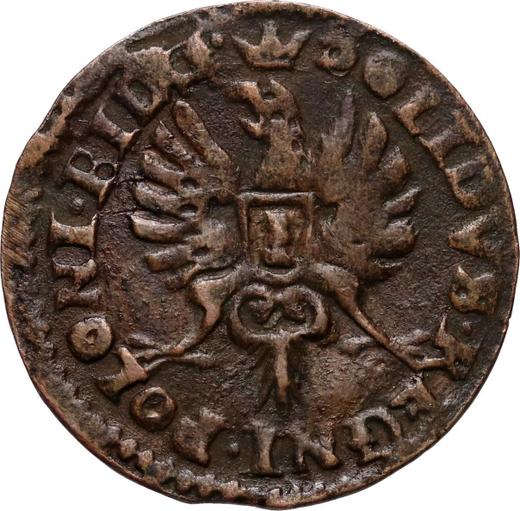 Реверс монеты - Шеляг 1650 года CG - цена  монеты - Польша, Ян II Казимир