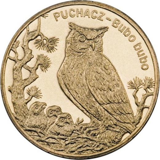 Reverso 2 eslotis 2005 MW AN "Búho real" - valor de la moneda  - Polonia, República moderna