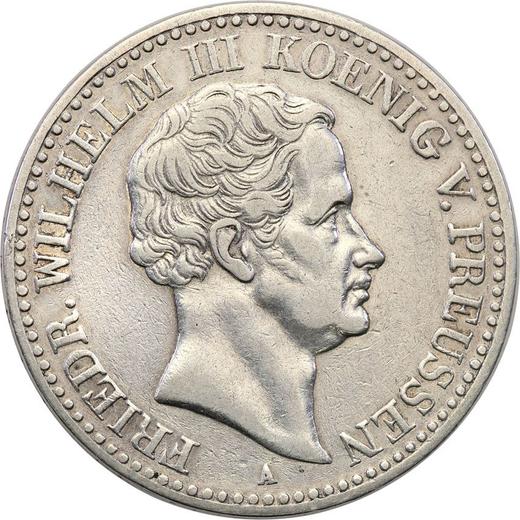 Anverso Tálero 1832 A "Minero" - valor de la moneda de plata - Prusia, Federico Guillermo III