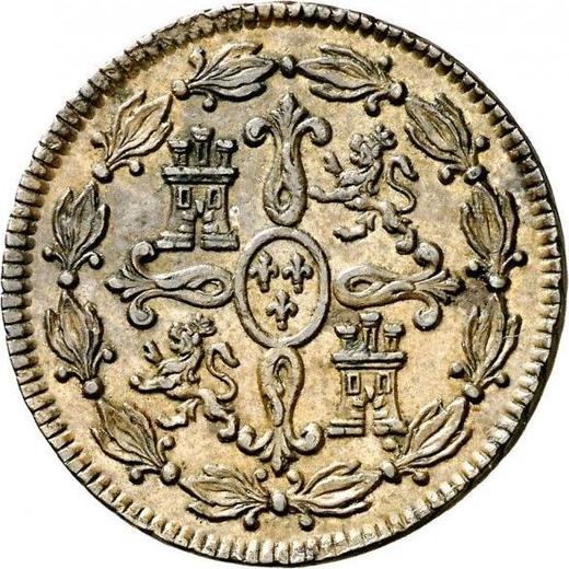 Reverse 4 Maravedís 1772 -  Coin Value - Spain, Charles III