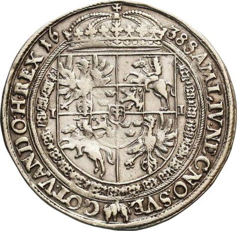 Revers Taler 1638 II - Silbermünze Wert - Polen, Wladyslaw IV