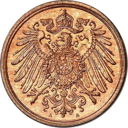 Reverso 1 Pfennig 1903 A "Tipo 1890-1916" - valor de la moneda  - Alemania, Imperio alemán