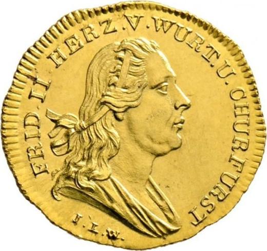 Awers monety - Dukat 1804 C.H. - cena złotej monety - Wirtembergia, Fryderyk I