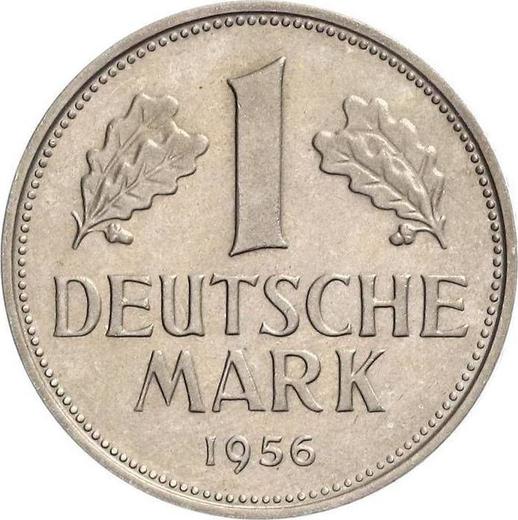 Anverso 1 marco 1956 F - valor de la moneda  - Alemania, RFA