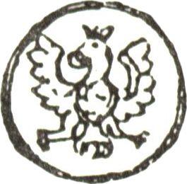 Аверс монеты - Денарий 1612 года W "Тип 1588-1612" - цена серебряной монеты - Польша, Сигизмунд III Ваза