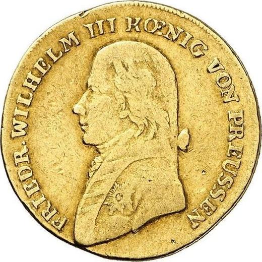Аверс монеты - Фридрихсдор 1810 года A - цена золотой монеты - Пруссия, Фридрих Вильгельм III