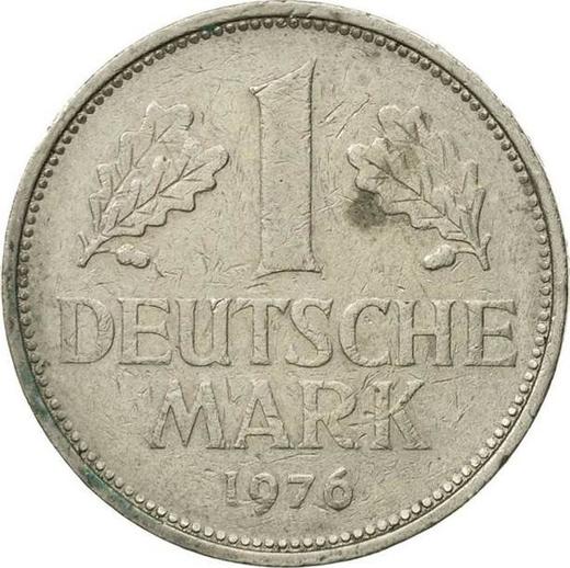 Awers monety - 1 marka 1976 F - cena  monety - Niemcy, RFN